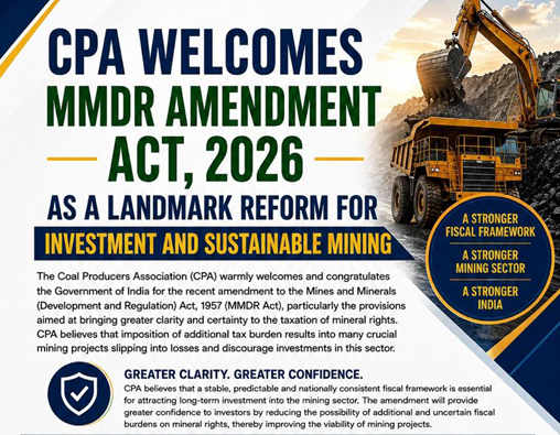 CAP Welcomes MMDR Amendment Act, 2026